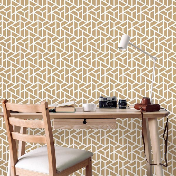 Geometric Triangles Wallpaper CC178 - CostaCover - Peel and stick Removable Wallpaper - Abstract - abstract wallpaper - adhesive wallpaper