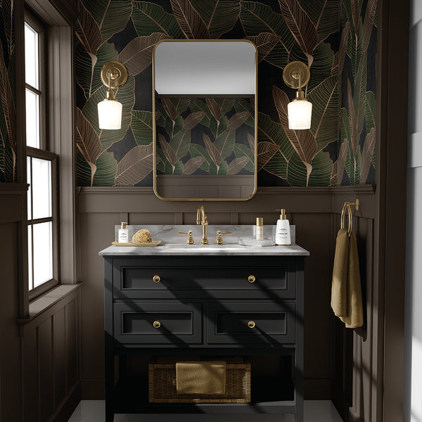 Dark Green Banana Leaves Wallpaper CC364