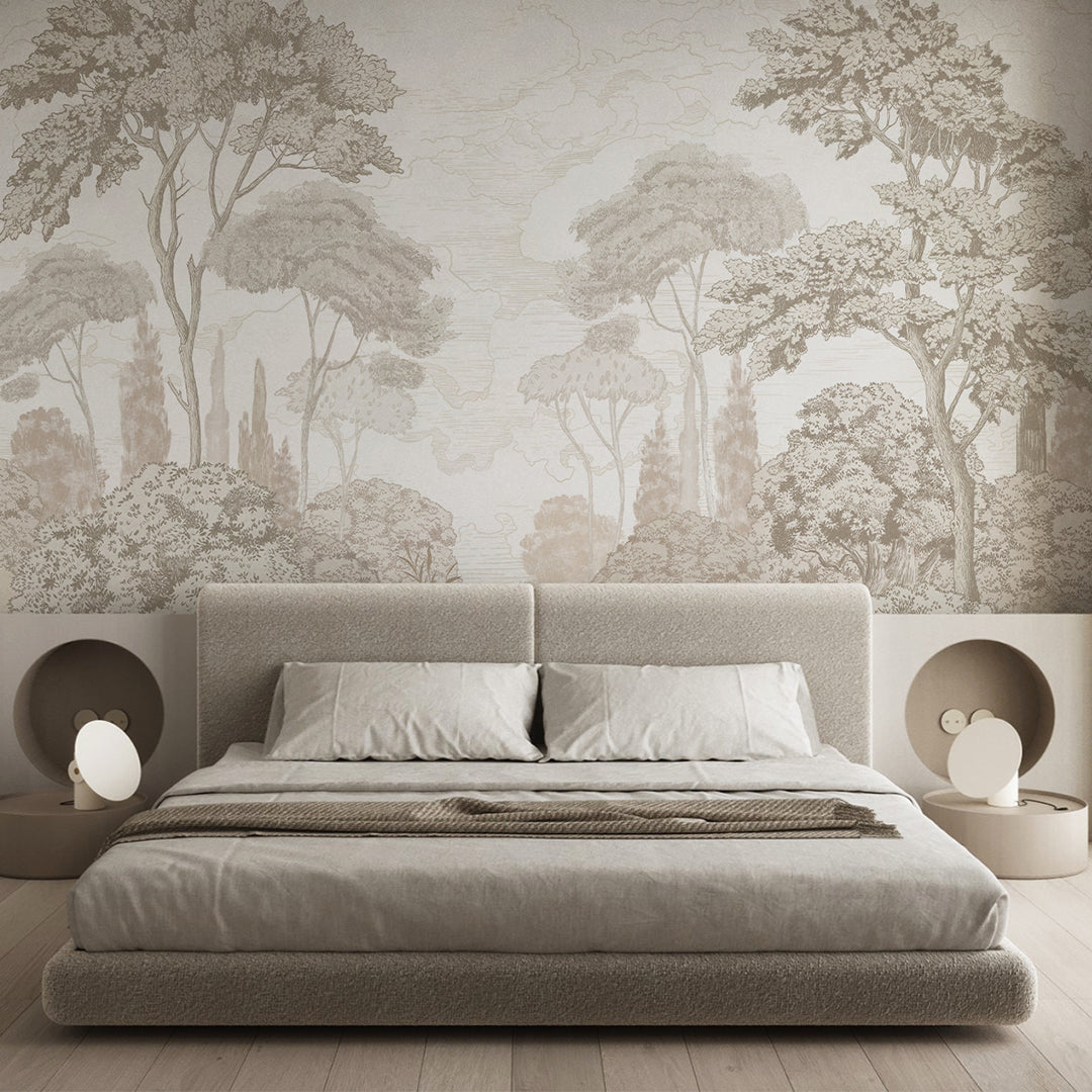 Henry Vintage Forest Wall Mural AM086