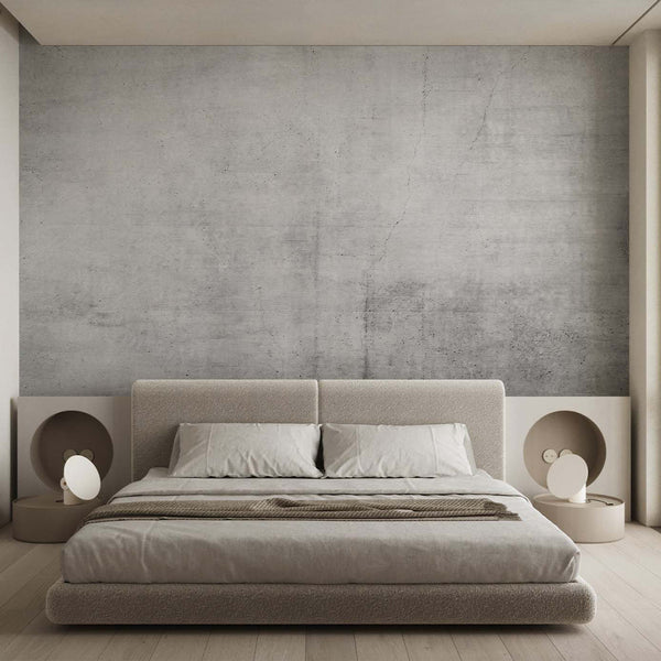 Gray Concrete Texture Wall Mural AM106 - CostaCover - Peel and stick Removable Wallpaper - about walls - Abstract - abstract floral