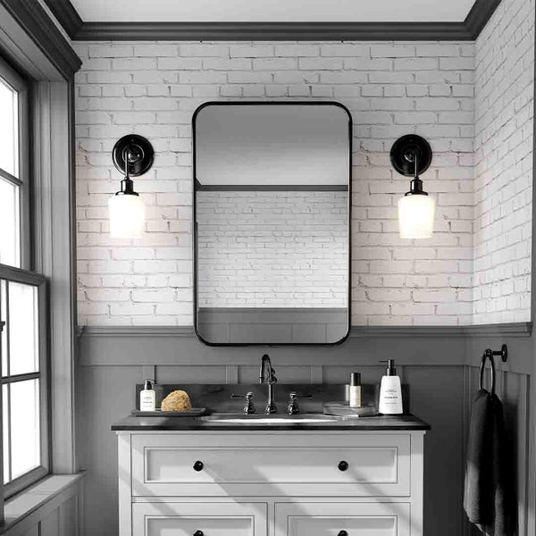 Industrial White Brick Wallpaper CC287 - CostaCover - Peel and stick Removable Wallpaper - accent wallpaper - adhesive wallpaper - bathroom wallpaper