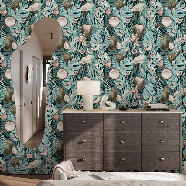 Tropical Coconut Wallpaper A114