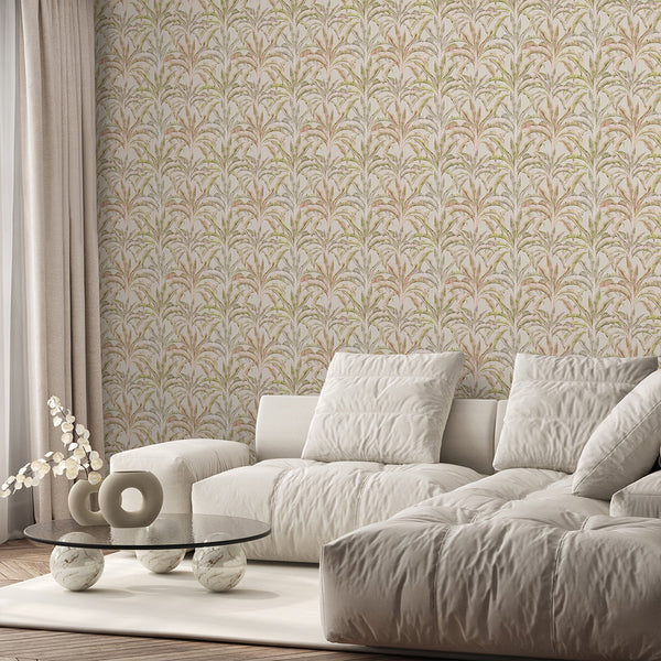 Pastel Banana Leaf Wallpaper A138