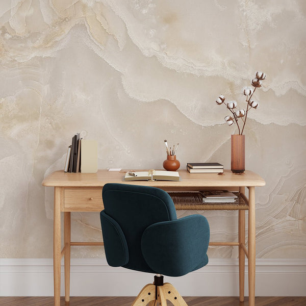 Beige Marble Wall Mural CCM201 - CostaCover - Peel and stick Removable Wallpaper - Abstract - abstract marble - abstract mural