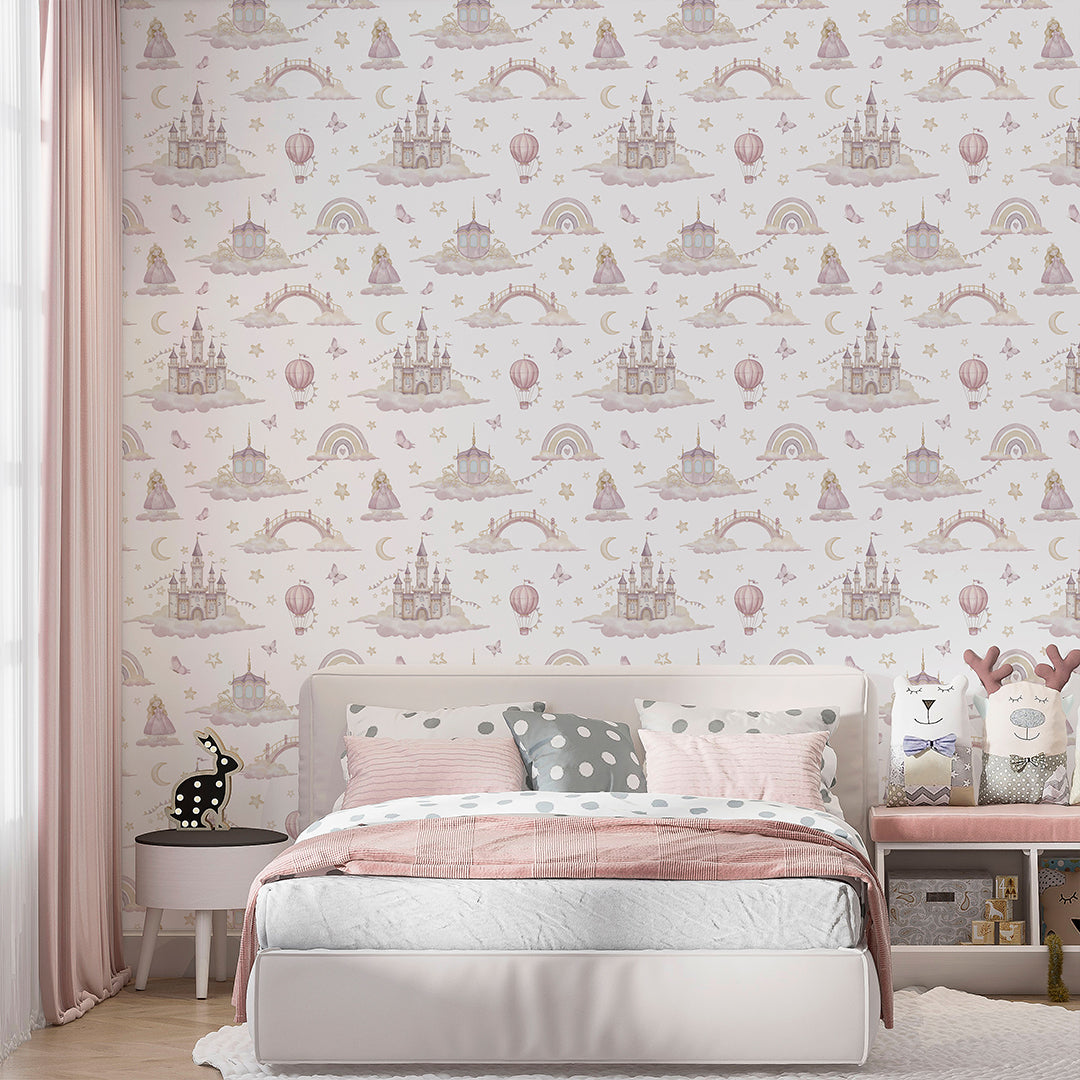 Airy Magic Kingdom Wallpaper A043
