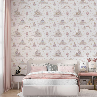Airy Magic Kingdom Wallpaper A043