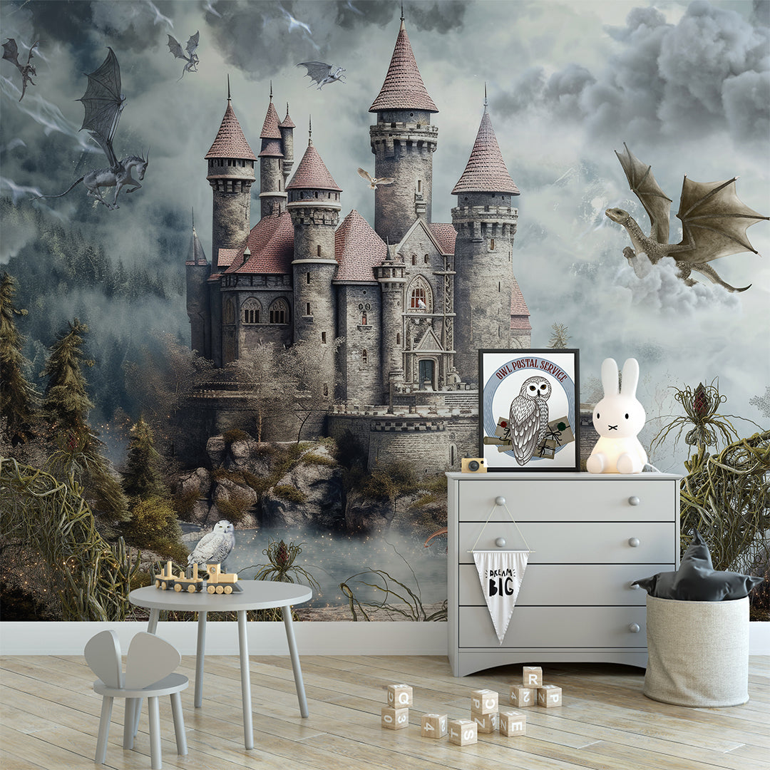 Fantasy Magic Castle Wall Mural WM090