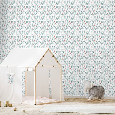 Delicate Floral Wallpaper A052