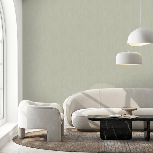 Light Green Plaster Look Wallpaper S150