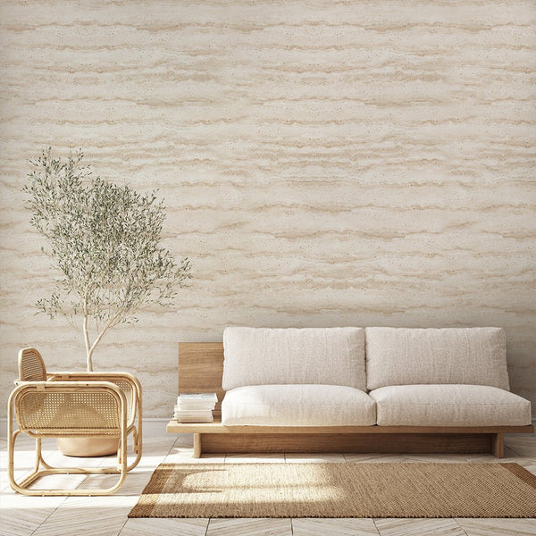 Travertine Texture Wallpaper A013 - CostaCover - Peel and stick Removable Wallpaper - about walls - abstract wall art - abstract wallpaper
