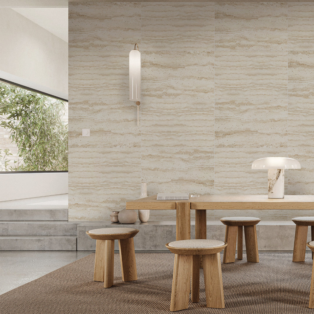 Travertine Tile Wall Mural AM099