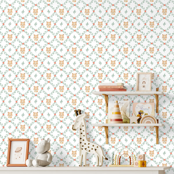 Fox Nursery Wallpaper L135