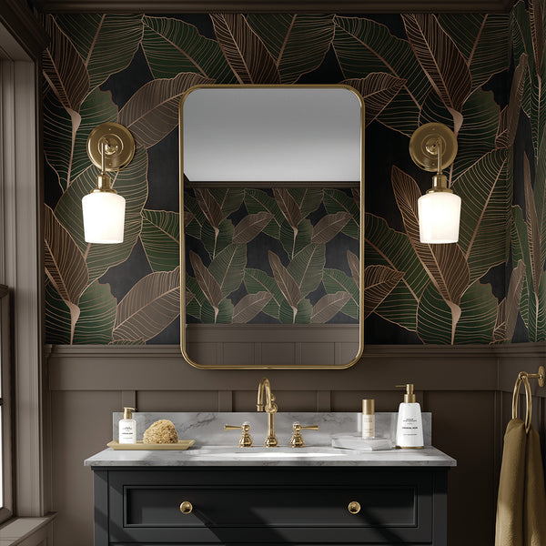 Dark Green Banana Leaves Wallpaper CC364