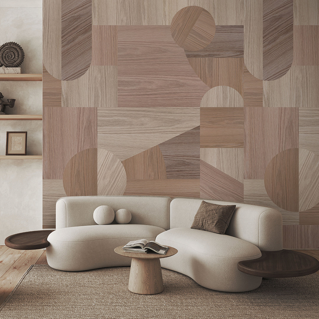 Wood Texture Composition Wall Mural AM094