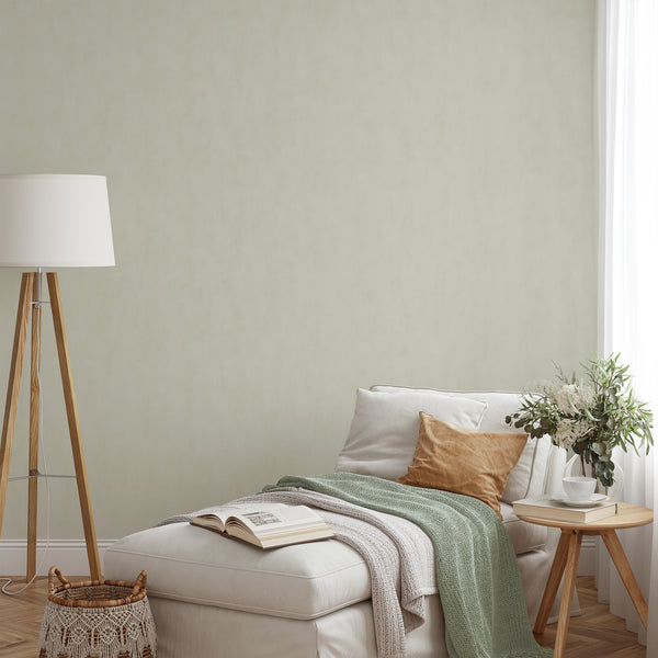 Light Green Plaster Look Wallpaper S150