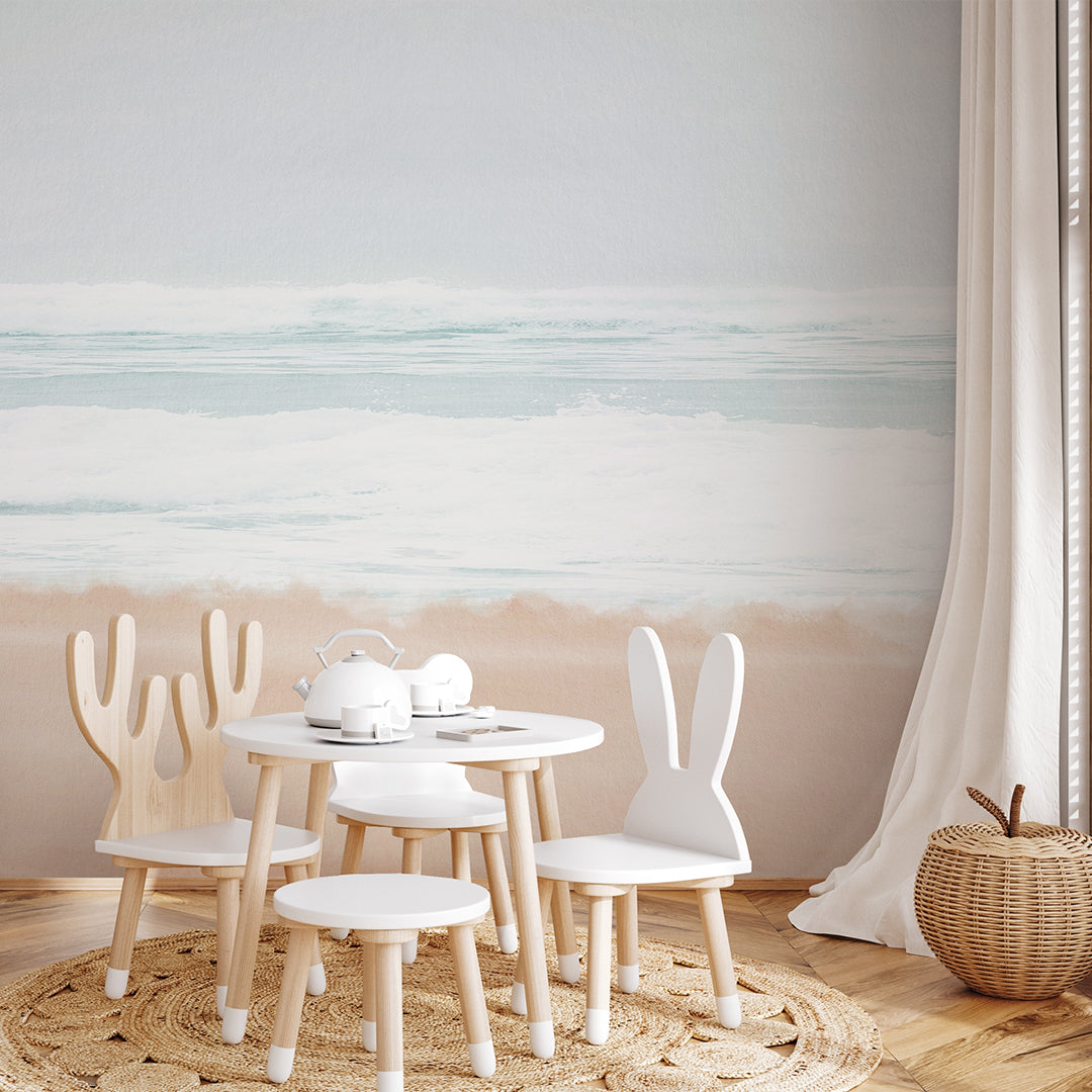 Pastel Seascape Wall Mural AM157
