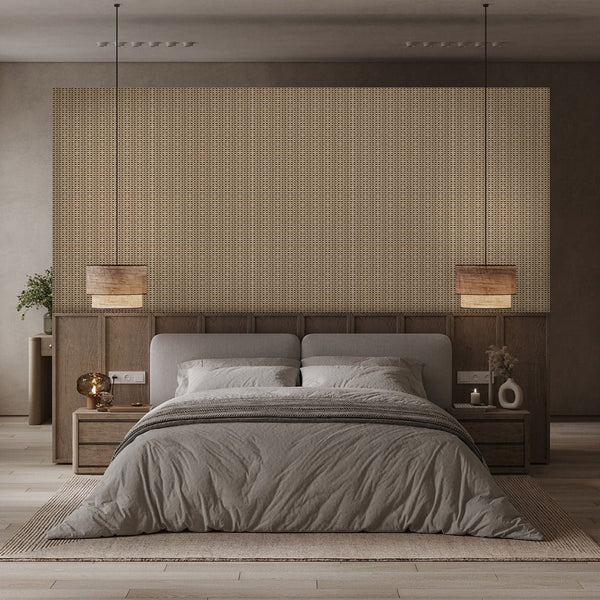 Rattan Weave Effect Style 2 Wallpaper A015 - CostaCover - Peel and stick Removable Wallpaper - about walls - accent wallpaper - adhesive wallpaper