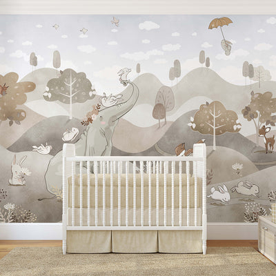 Elephant Animals Wall Mural SM004