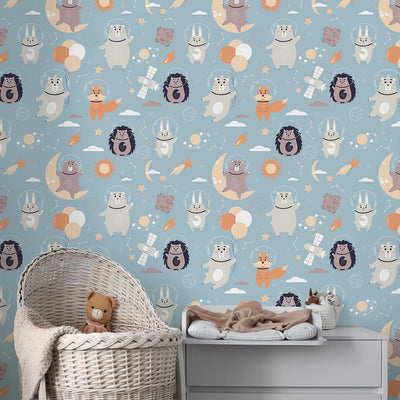 Cute Space Animals Wallpaper S127