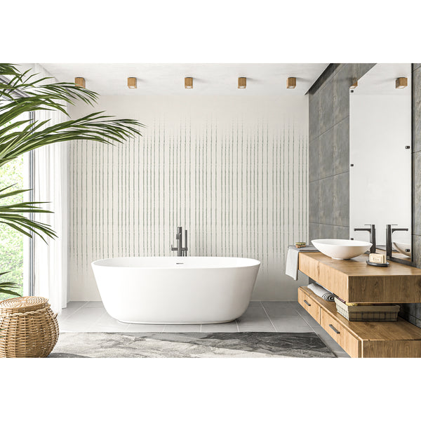 Removable and eco-friendly sage green mural with a matte finish, suitable for bedrooms and hallways.
