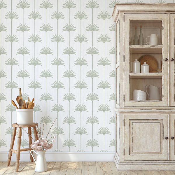 Sage Palm Tree Wallpaper L002