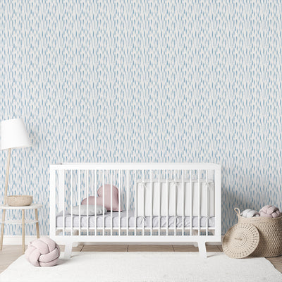 Blue Watercolor Raindrop Wallpaper A105