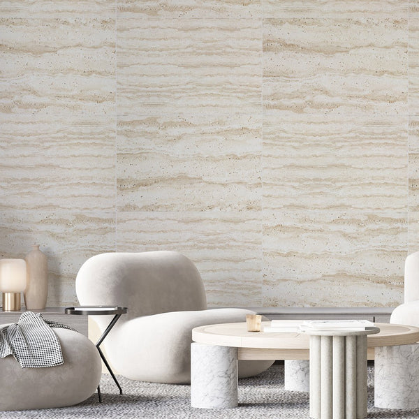 Travertine Tile Wall Mural AM099 - CostaCover - Peel and stick Removable Wallpaper - about walls - Abstract - abstract lines