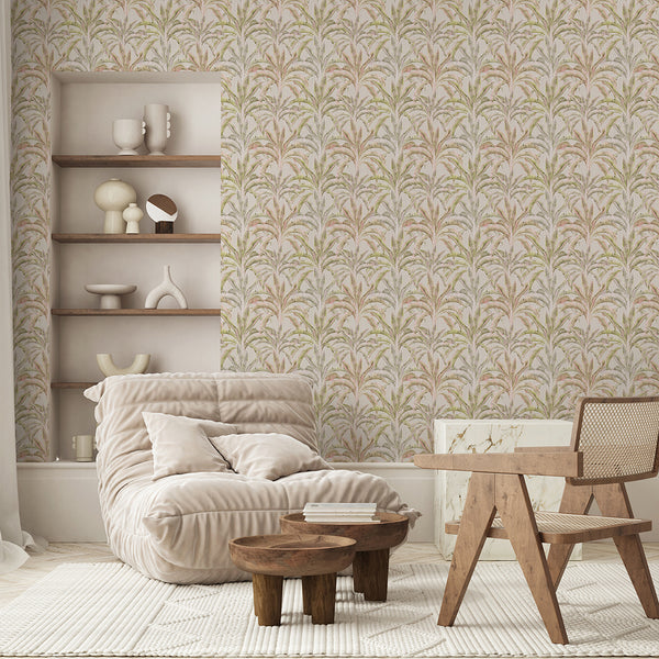 Pastel Banana Leaf Wallpaper A138