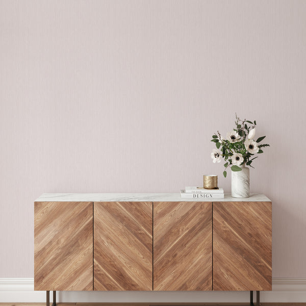 Blush Pink Vertical Texture Wallpaper A153