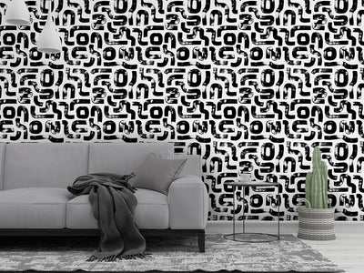 Black & White Lines Wallpaper CC288