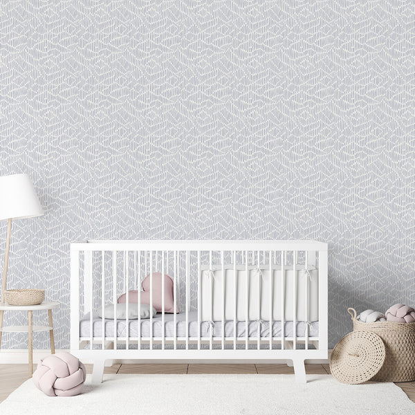 Blue Stroke Waves Wallpaper A101