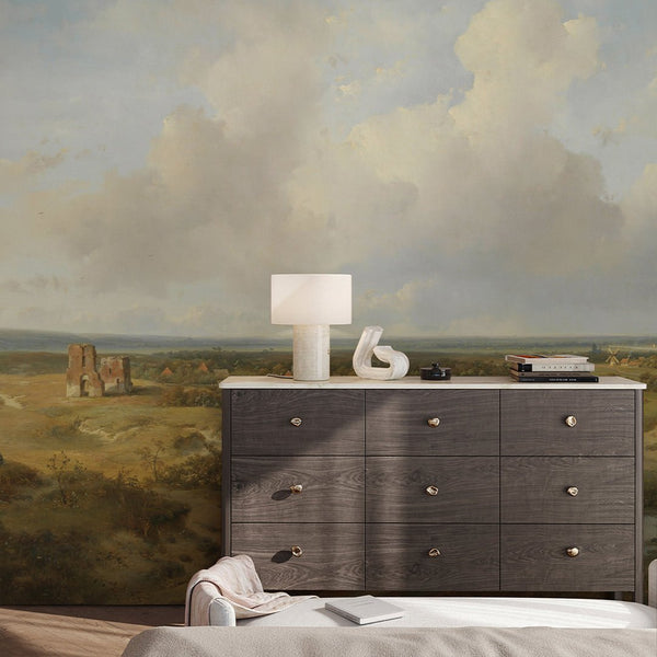 Rural Vintage Landscape Wall Mural AM082 - CostaCover - Peel and stick Removable Wallpaper - 3d wall painting - about walls - abstract paint