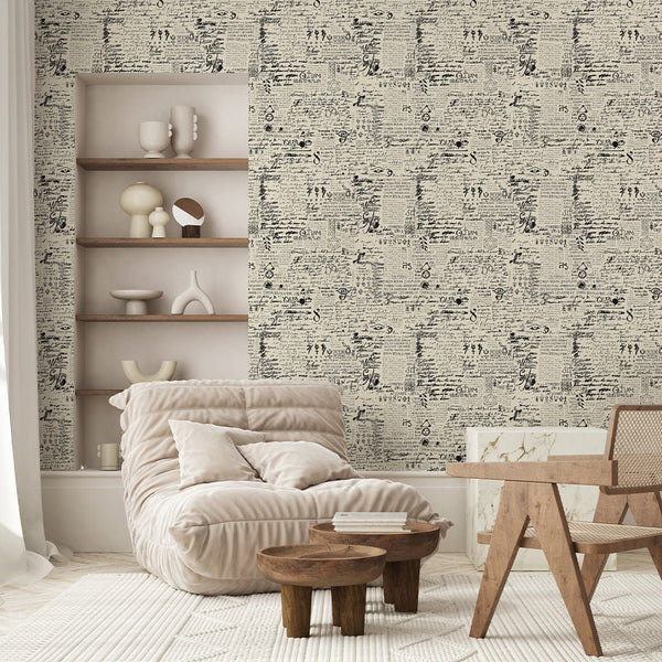 Retro Pirate Map Wallpaper A095 - CostaCover - Peel and stick Removable Wallpaper - about walls - Abstract - abstract lines