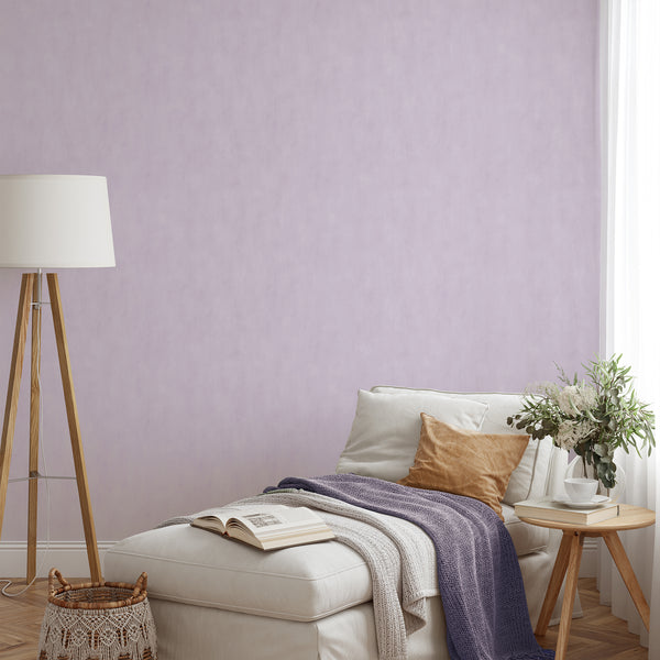 Purple Plaster Look Wallpaper S152