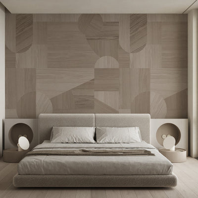 Oak Wood Texture Self Adhesive Wall Mural AM097