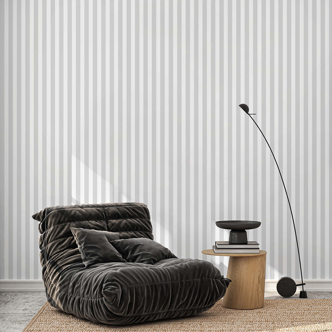 Gray Stripes Wallpaper S016