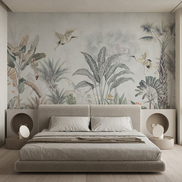 Light Birds Jungle Wall Mural AM185