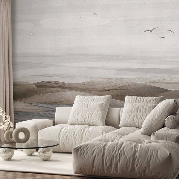 Abstract Landscape Wall Mural AM024 - CostaCover - Peel and stick Removable Wallpaper - about walls - Abstract - abstract lines