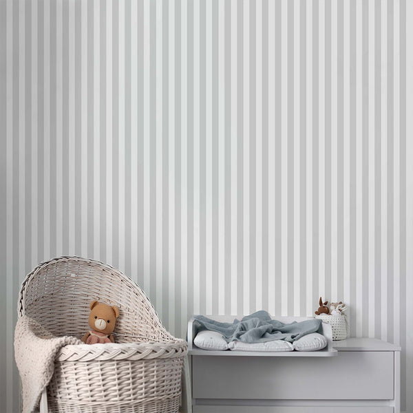 Gray Vertical Stripes Wallpaper S016 - CostaCover-Peel and stick Removable Wallpaper-Abstract-abstract lines-abstract mural