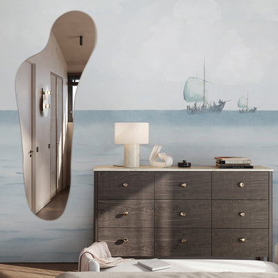 Blue Ocean View Wall Mural AM165