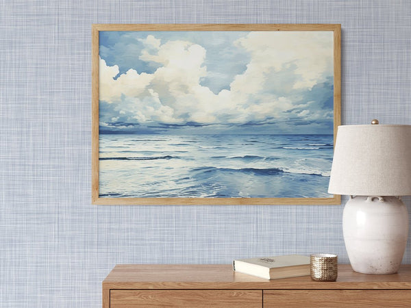 Blue Linen Texture Wallpaper CC343 - CostaCover - Peel and stick Removable Wallpaper - Abstract - Abstract Labyrinth Lines - abstract lines