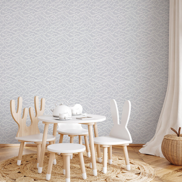 Blue Stroke Waves Wallpaper A101