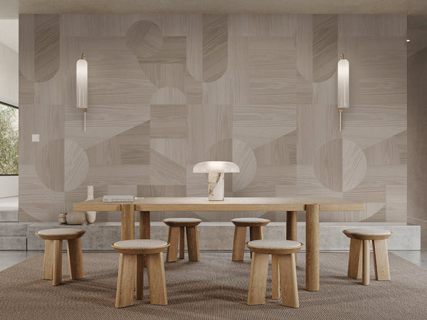 Light Oak Wood Texture Wall Mural AM096 - CostaCover - Peel and stick Removable Wallpaper - about walls - Abstract - abstract lines