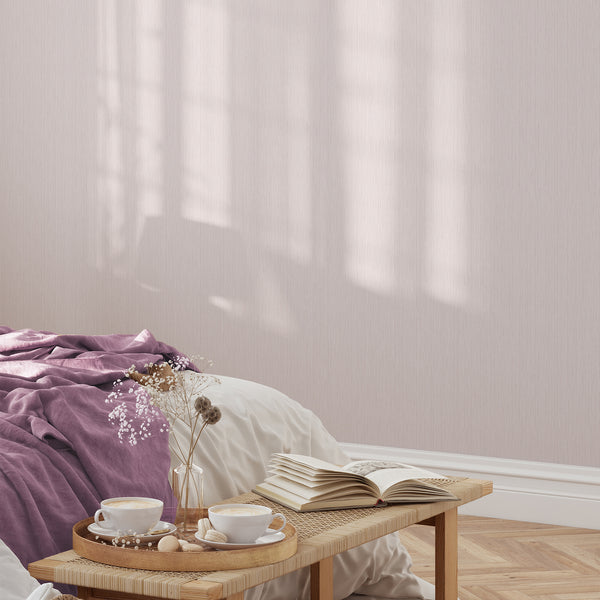 Blush Pink Vertical Texture Wallpaper A153