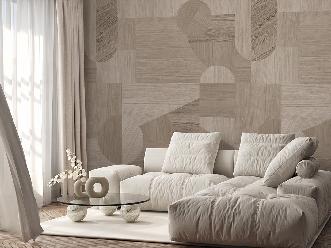 Oak Wood Texture Self Adhesive Wall Mural AM097