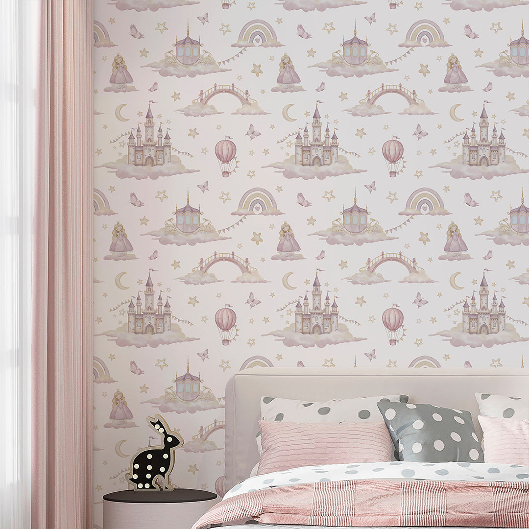 Airy Magic Kingdom Wallpaper A043