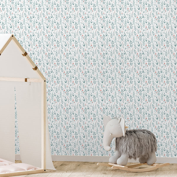 Delicate Floral Wallpaper A052