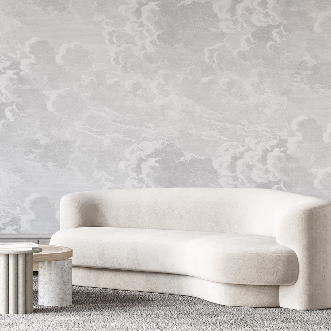 Gray Vintage Cloud Wall Mural AM169
