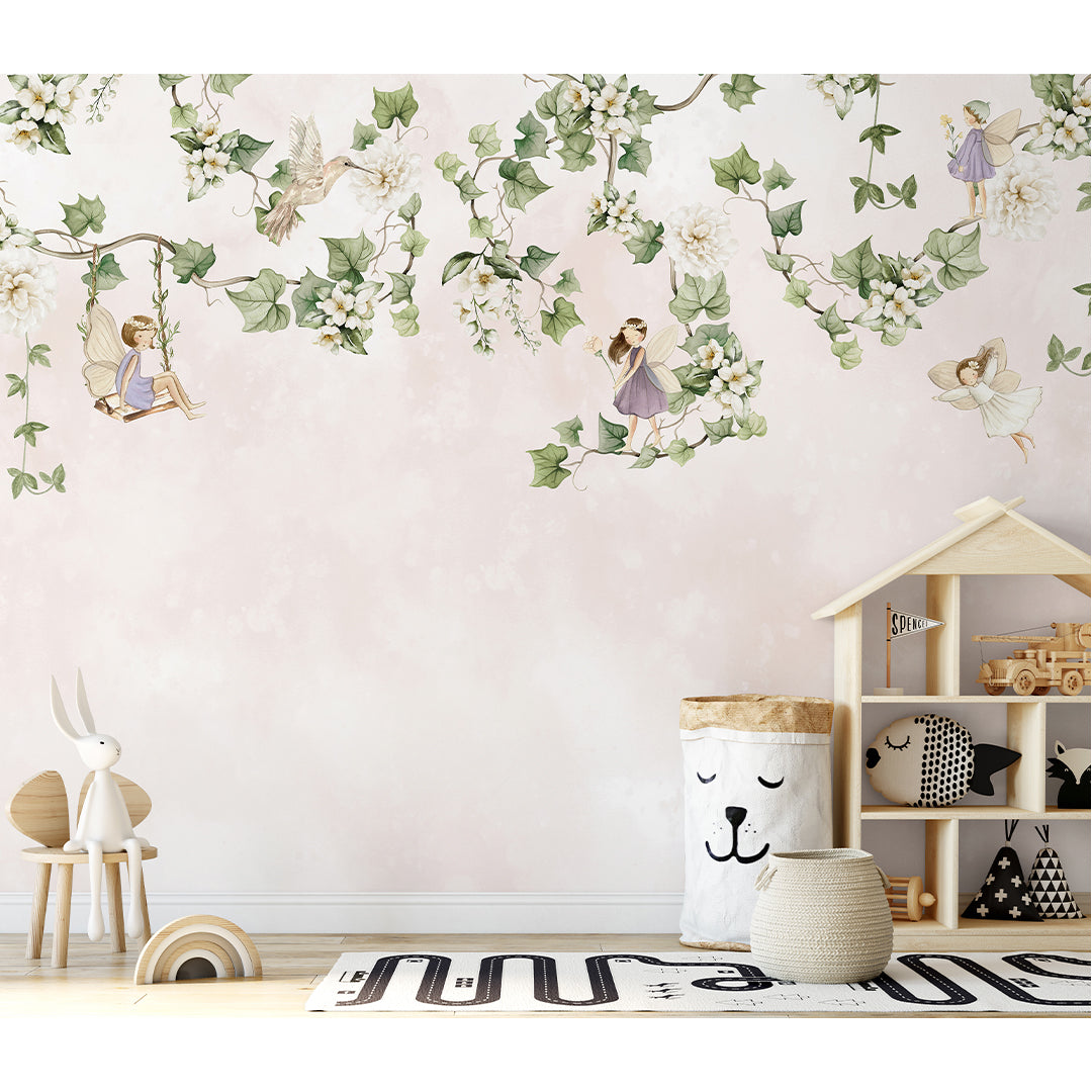 Fairies and Hanging Vines Wall Mural SM055