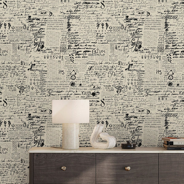 Retro Pirate Map Wallpaper A095 - CostaCover - Peel and stick Removable Wallpaper - about walls - Abstract - abstract lines